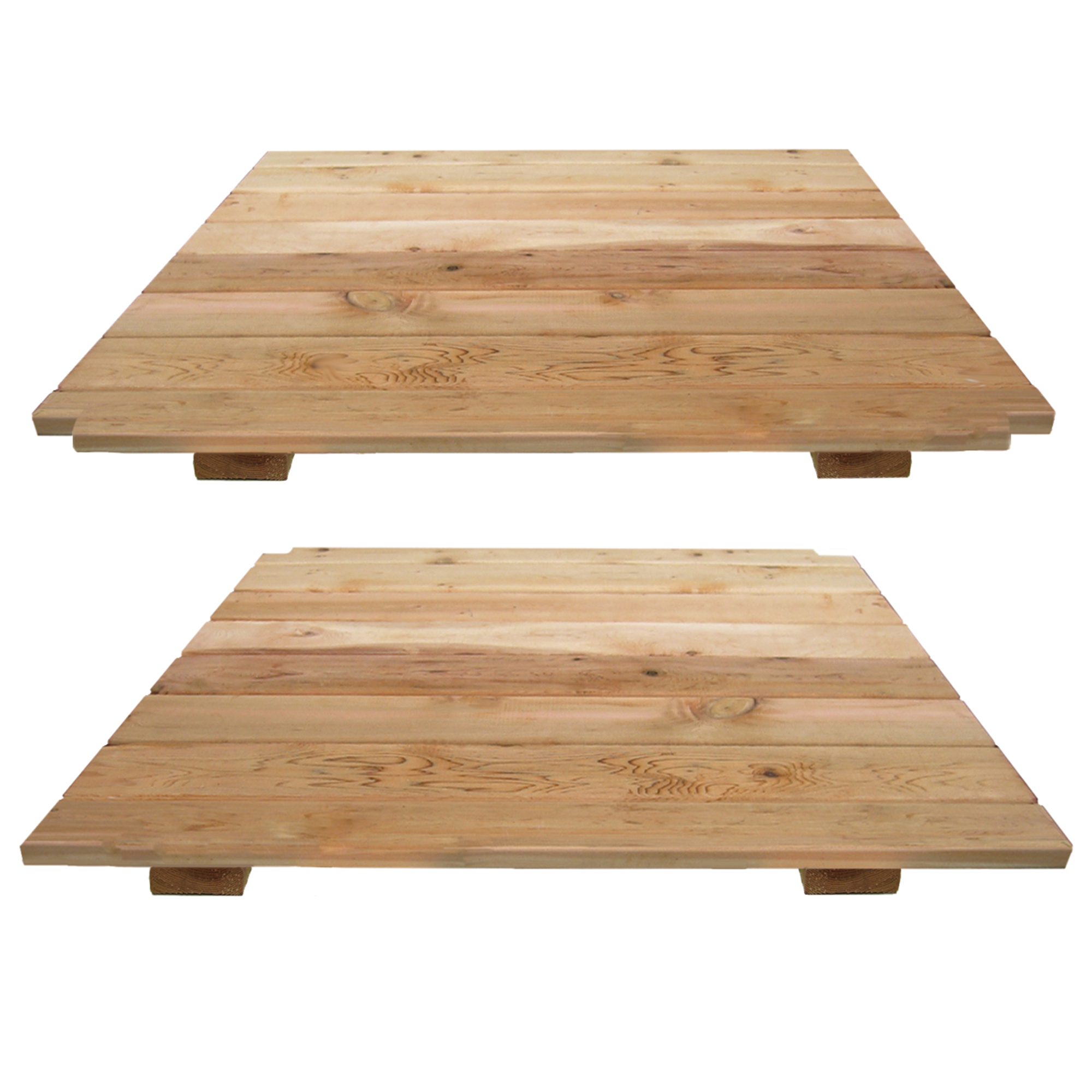 Multinautic Western Cedar Decking Package — Kiln-Dried, 4ft. x 8ft., Pre-Cut, Screws Included, Model# 21175
